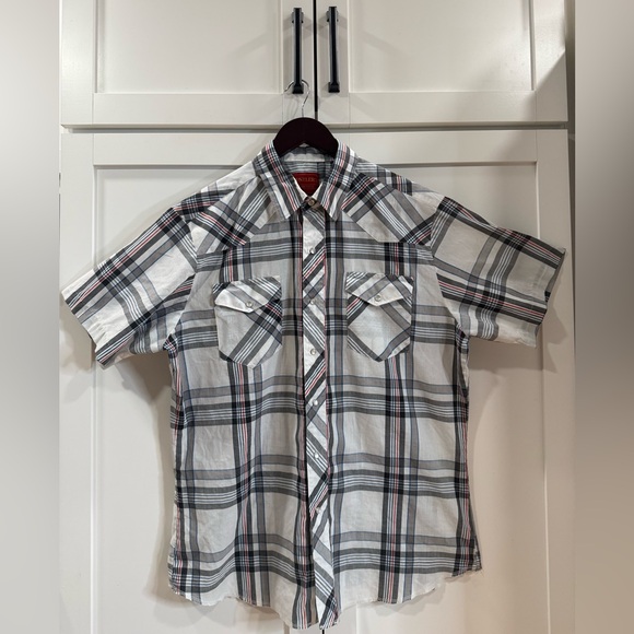 Rustler by Wrangler Western Pearl Snap Shirt – XL / XXL (XLong) - Picture 15 of 16